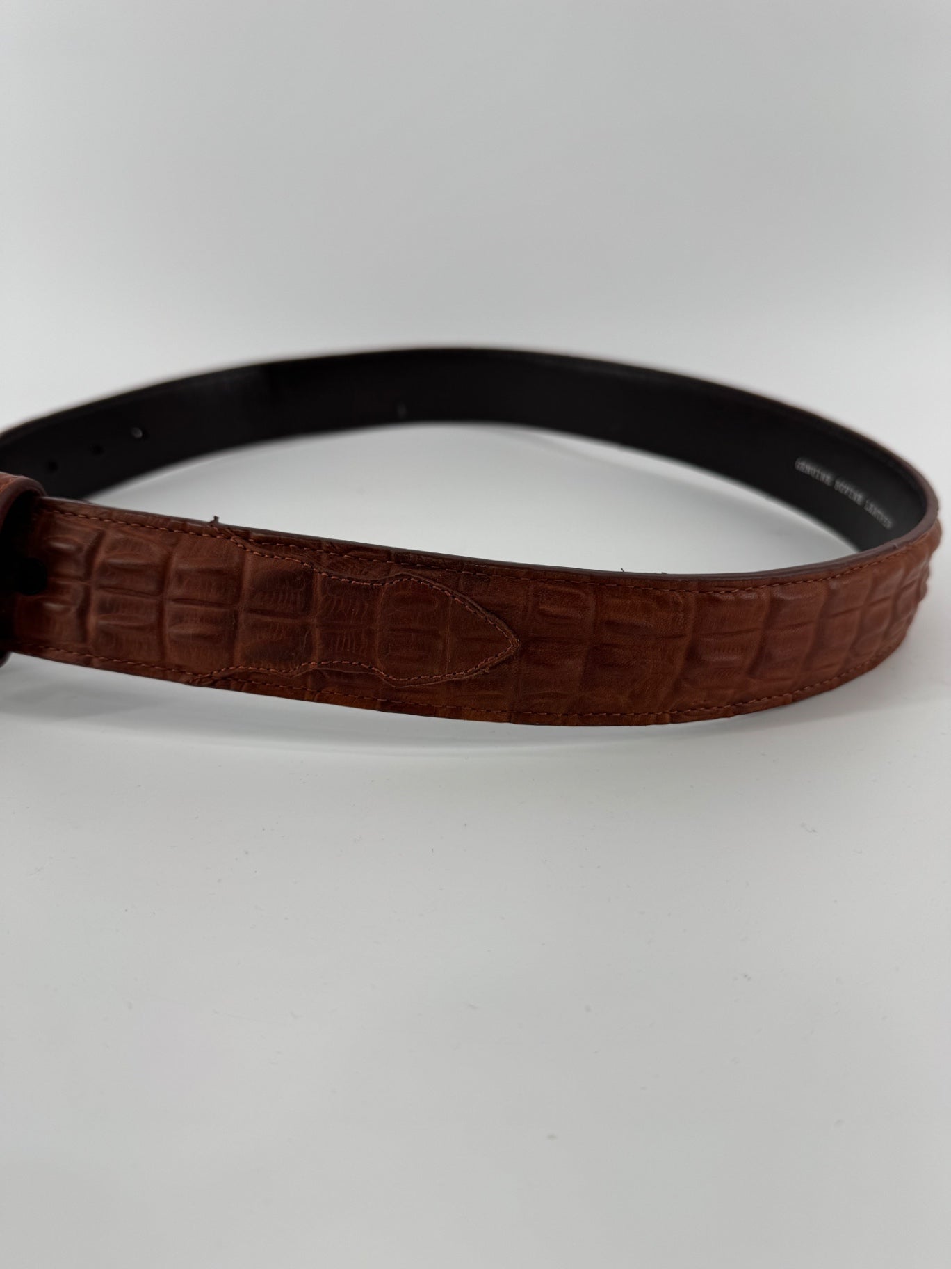 Cavender's Brown Leather Belt