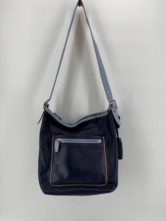 Coach Navy Shoulder Bag Tote