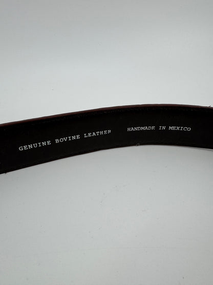 Cavender's Brown Leather Belt