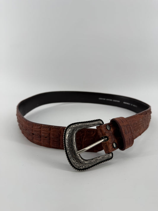 Cavender's Brown Leather Belt