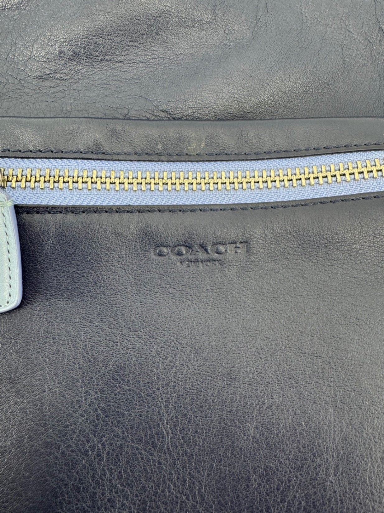 Coach Navy Shoulder Bag Tote