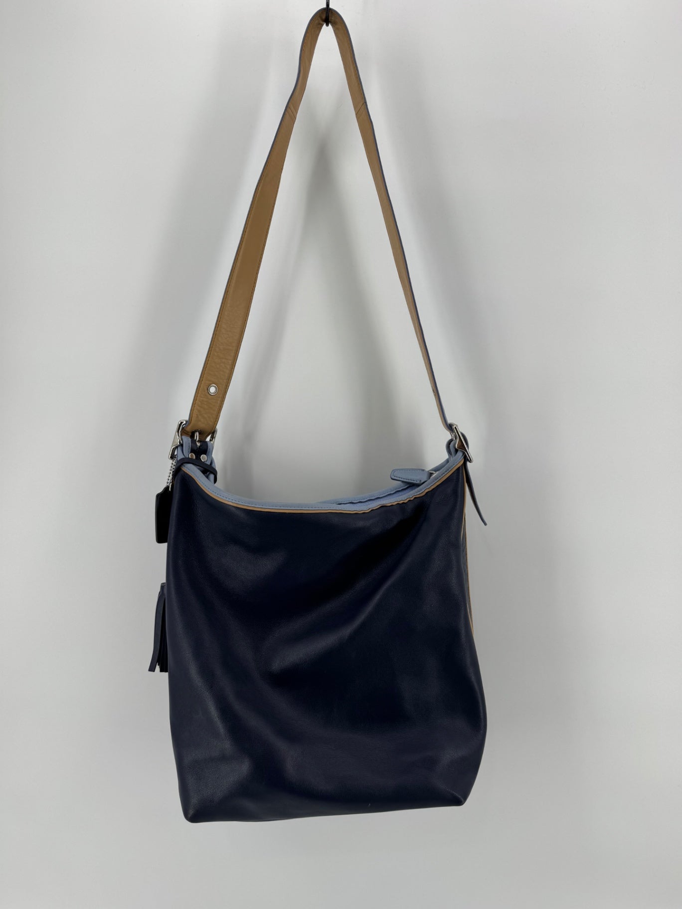 Coach Navy Shoulder Bag Tote