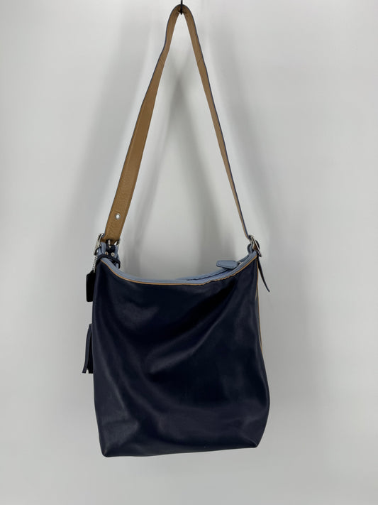 Coach Navy Shoulder Bag Tote