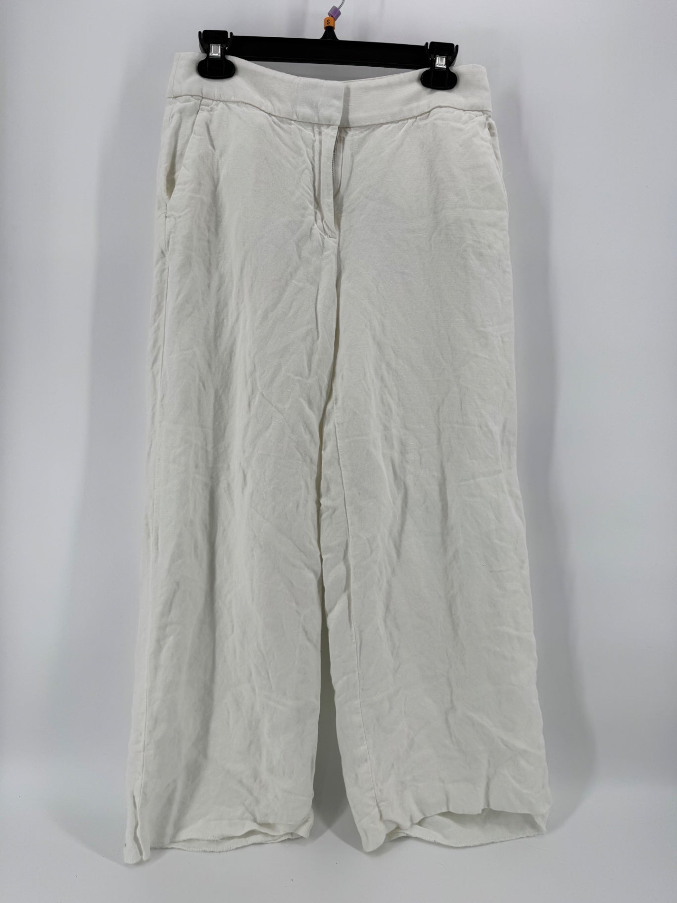LOFT White Linen Pants
