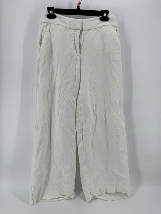 LOFT White Linen Pants