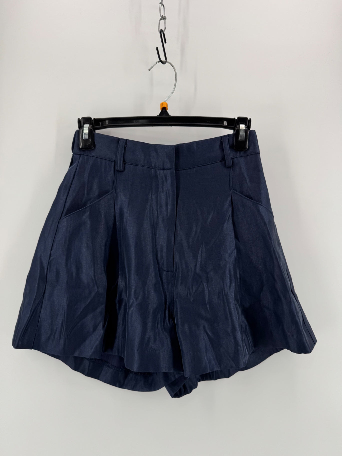 Glam Navy Shimmer Shorts