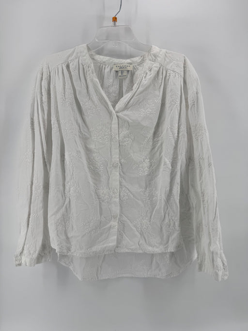 Calypso St. Barth White Floral Top
