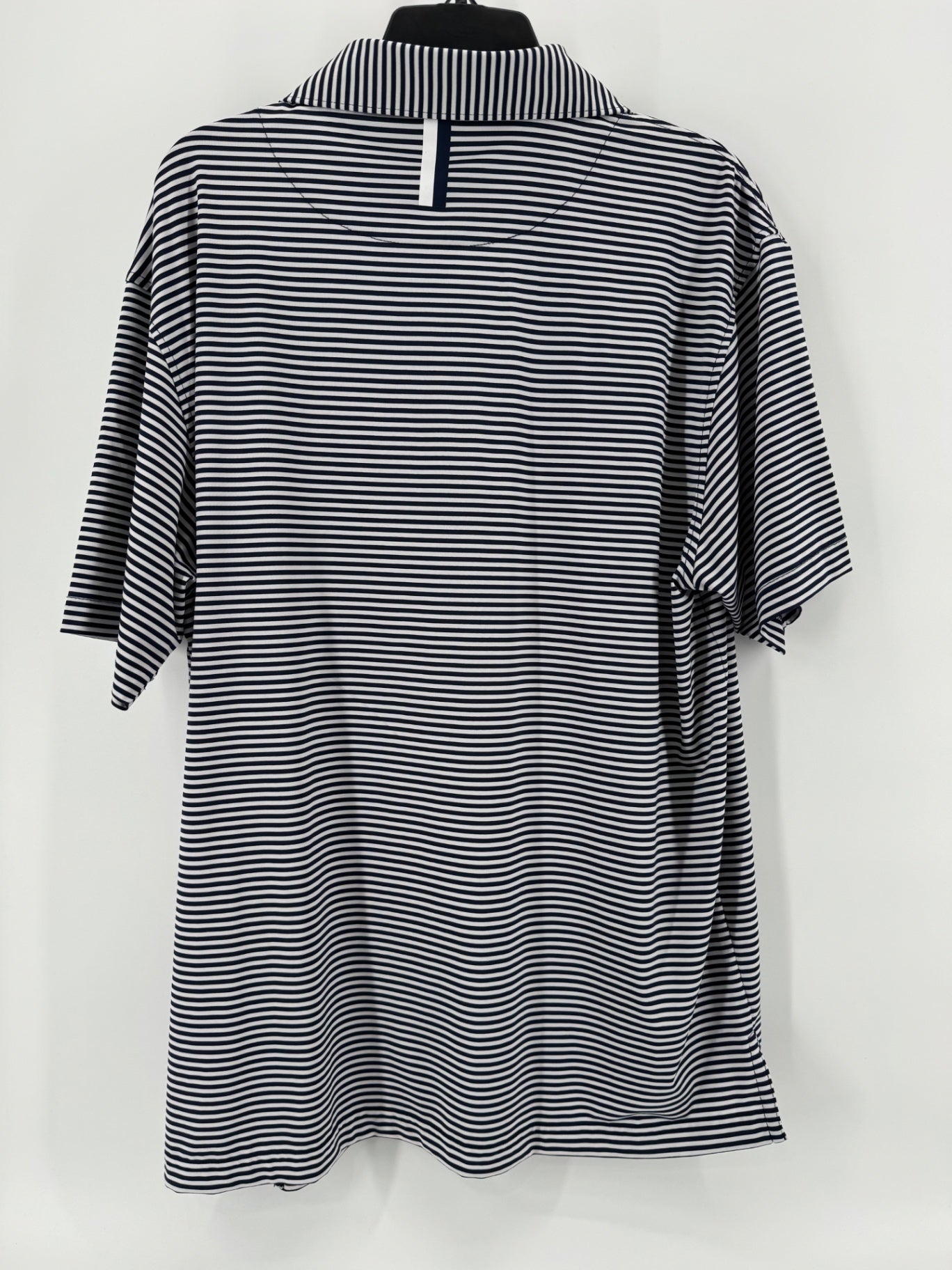 Rhoback White/Navy Striped Shirt