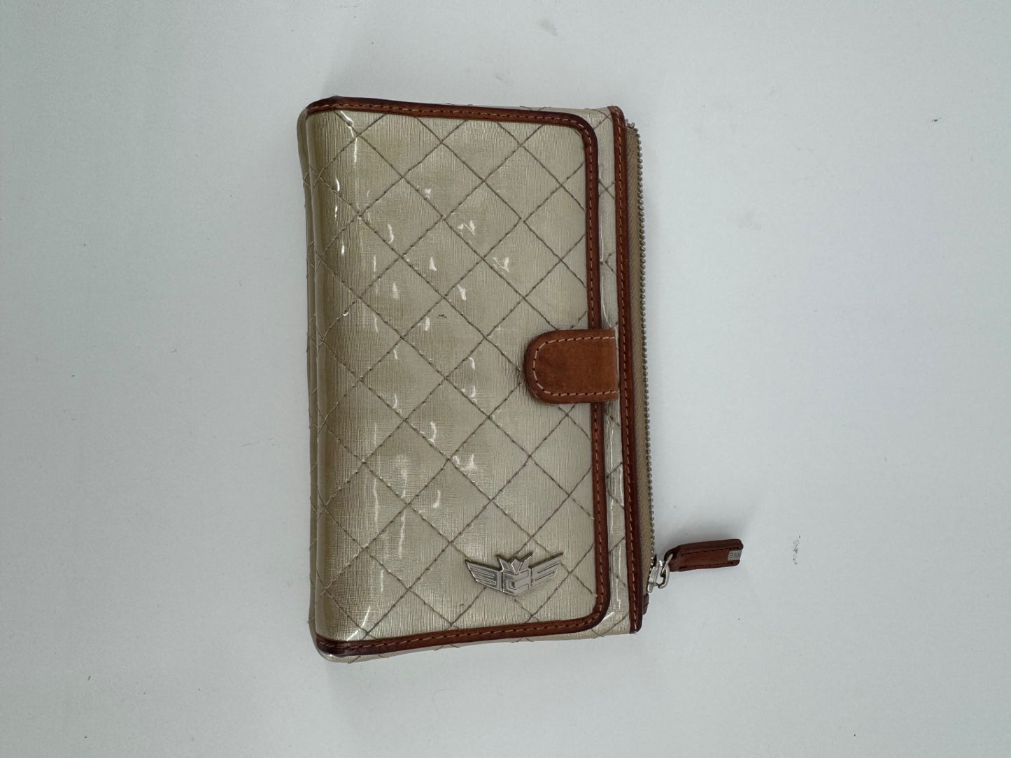 Consuela Gold Quilted Wallet