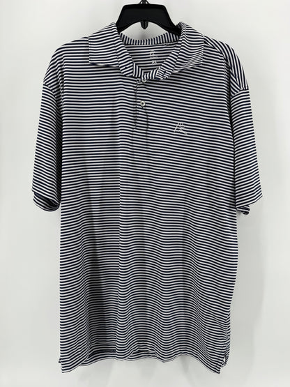 Rhoback White/Navy Striped Shirt