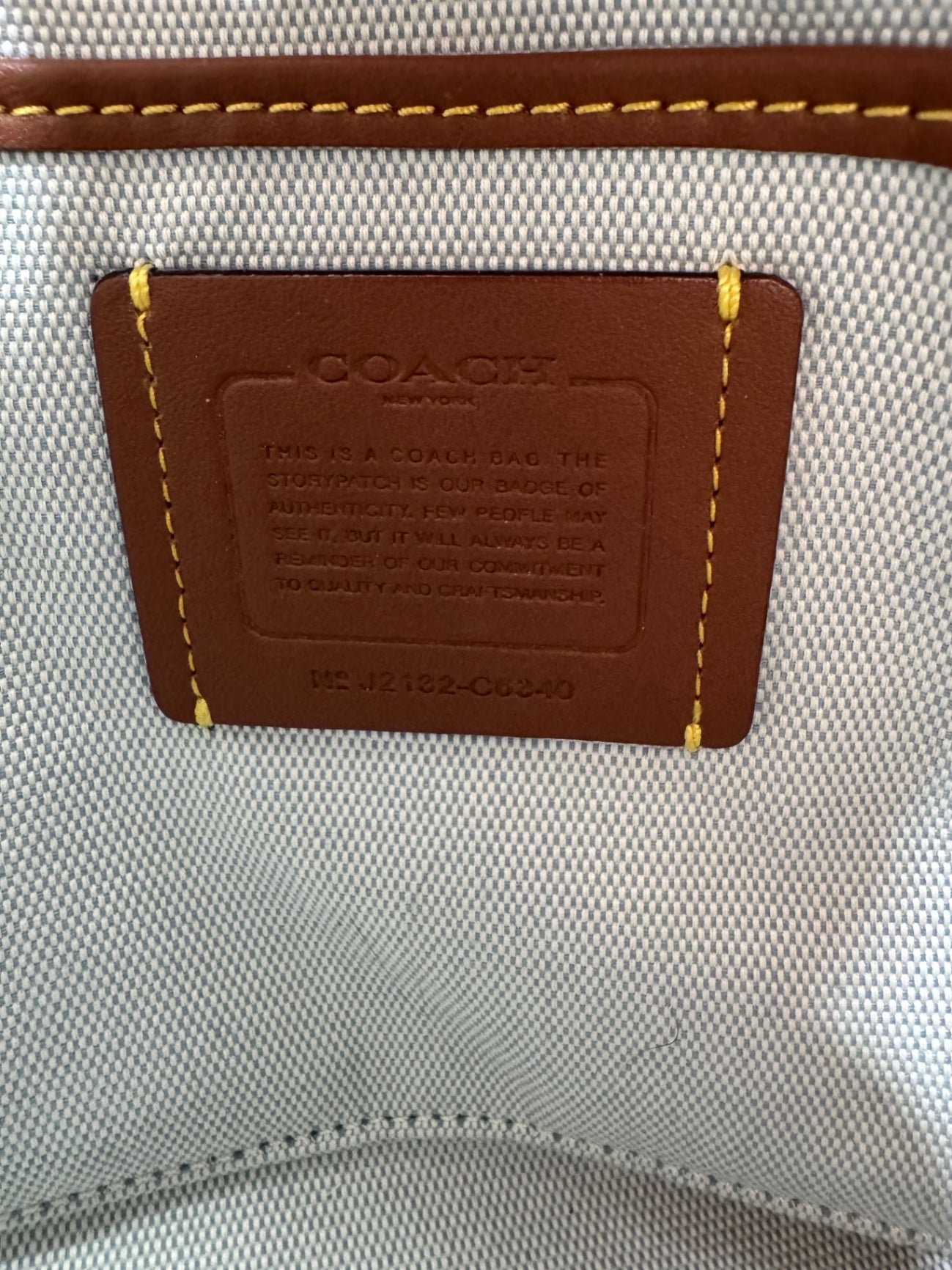 Coach Blue-Gray Leather Shoulder/Crossbody Bag + Matching Wallet Set
