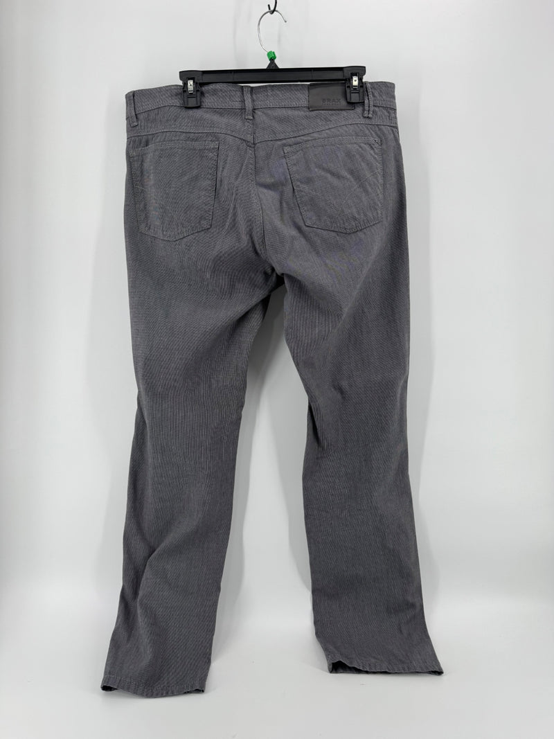 Brax Gray Cooper Fancy Regular Fit Pants