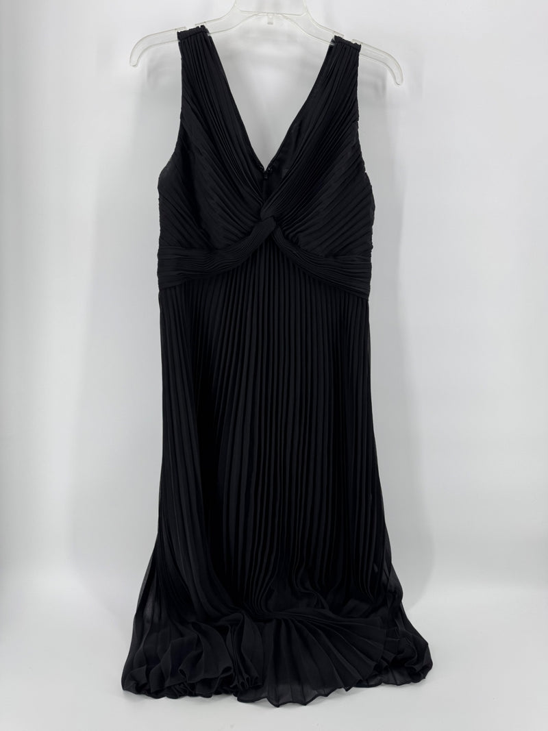 Banana Republic Black Pleated Dress