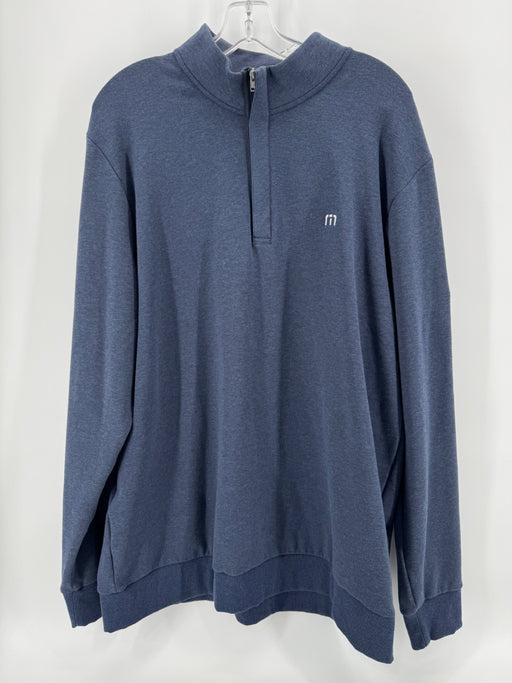 Travis Mathew Navy Dominion Pullover