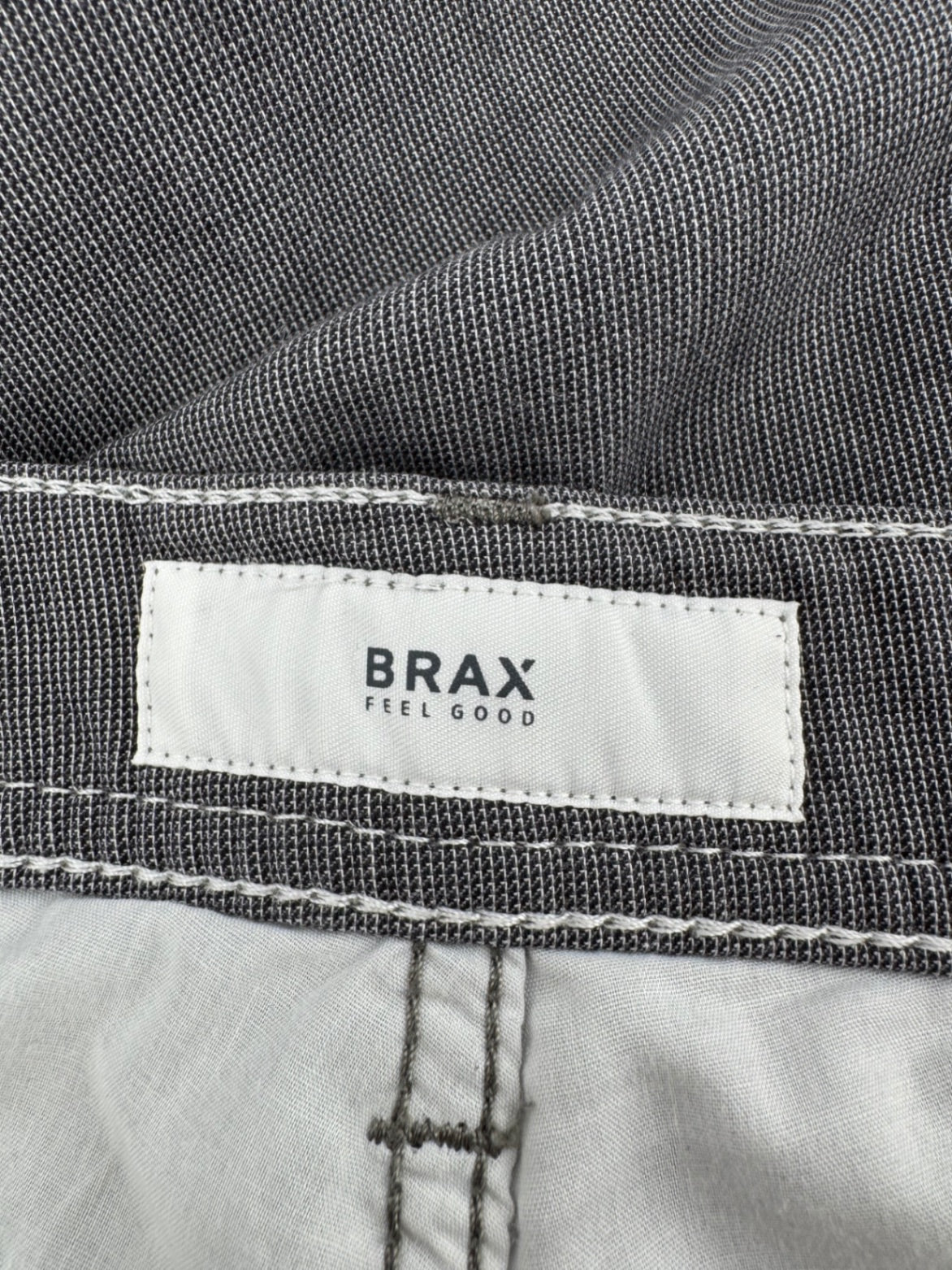 Brax Gray Cooper Fancy Regular Fit Pants