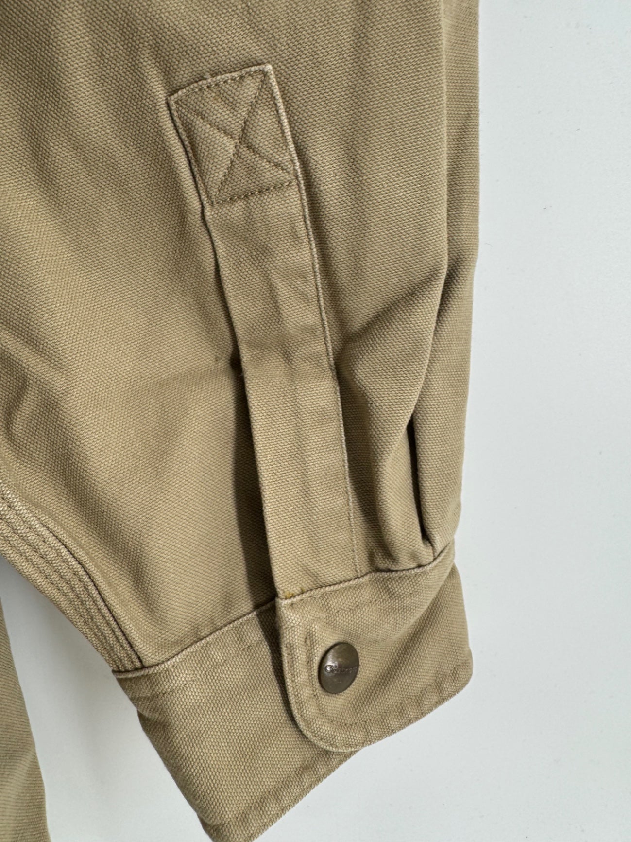 Carhartt Tan Button Up Coat