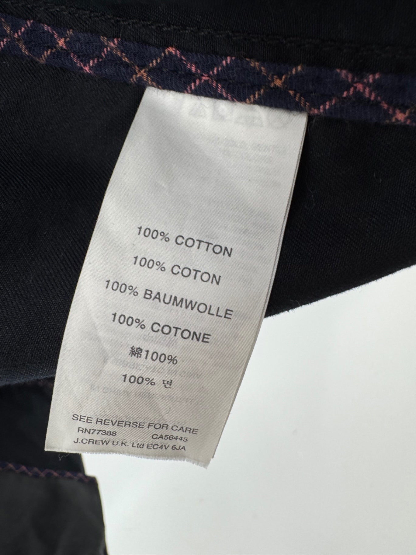 J.Crew Black Button Up/Zip Raincoat