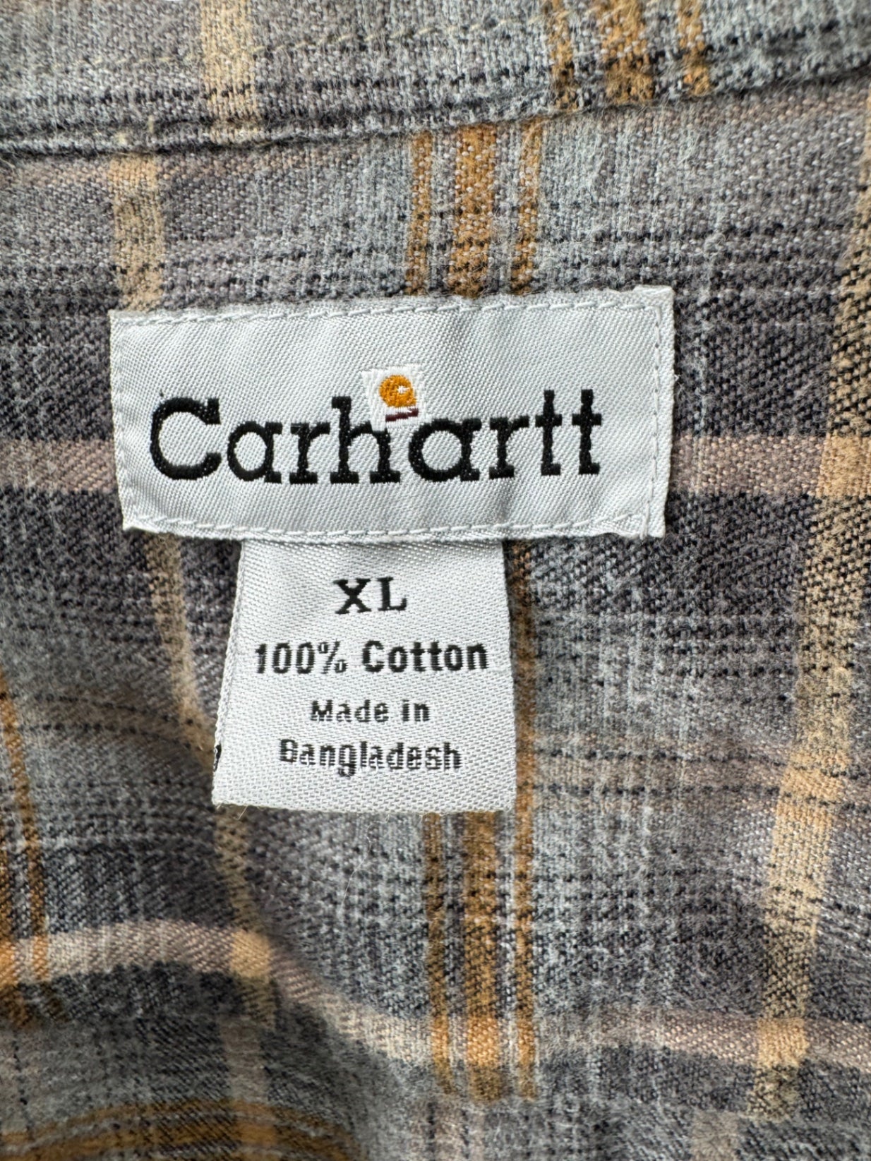 Carhartt Tan Button Up Coat