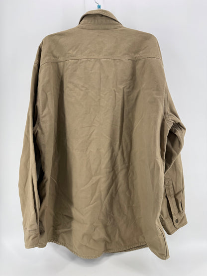 Carhartt Tan Button Up Coat