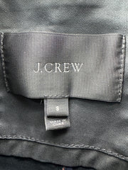 J.Crew Black Button Up/Zip Raincoat