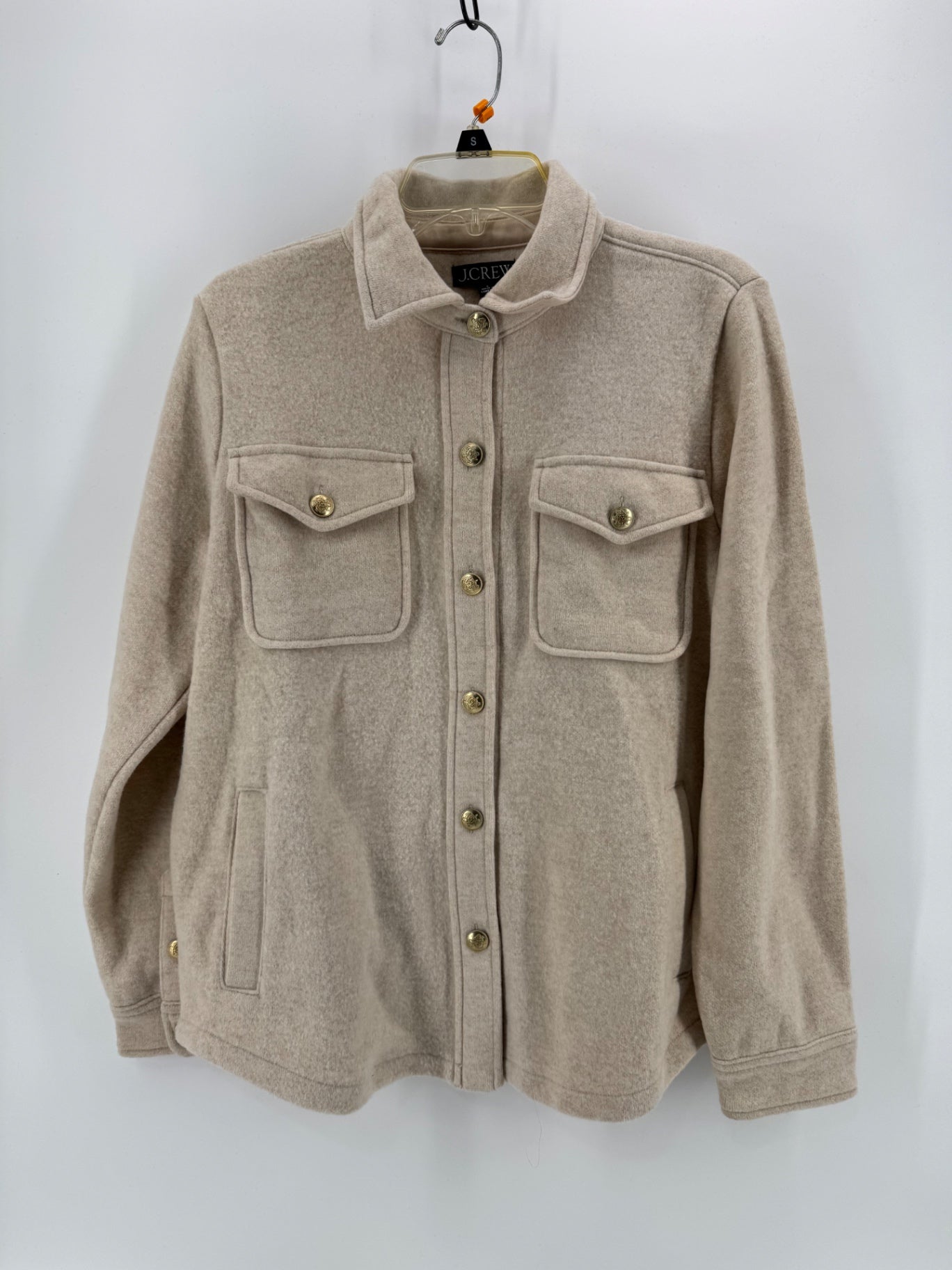 J.Crew Beige Button Up Cowt