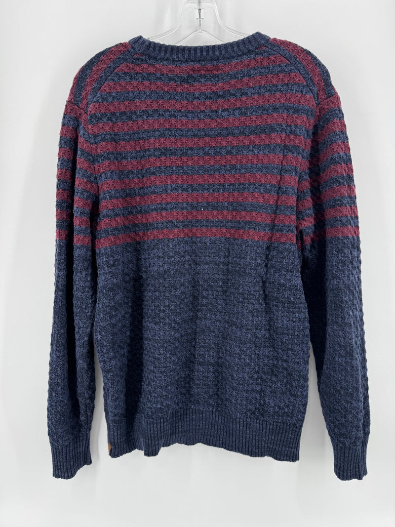 The Normal Brand Navy/Maroon Sweater