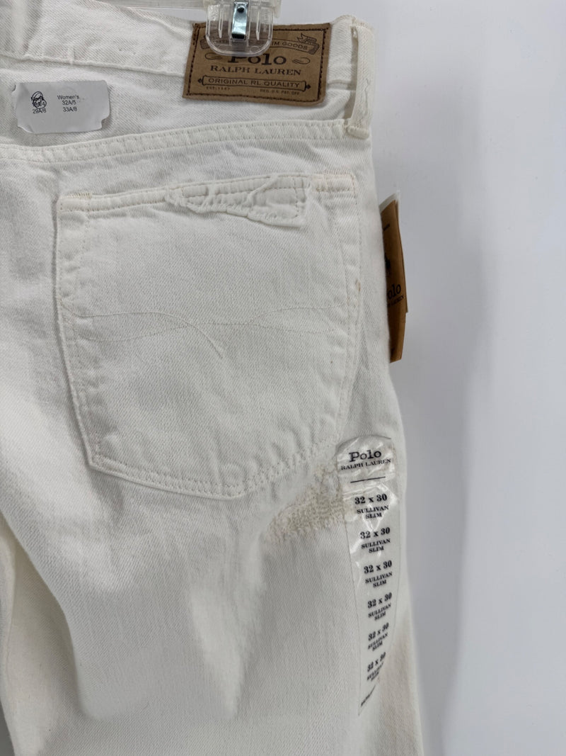 Polo Ralph Lauren White Jeans