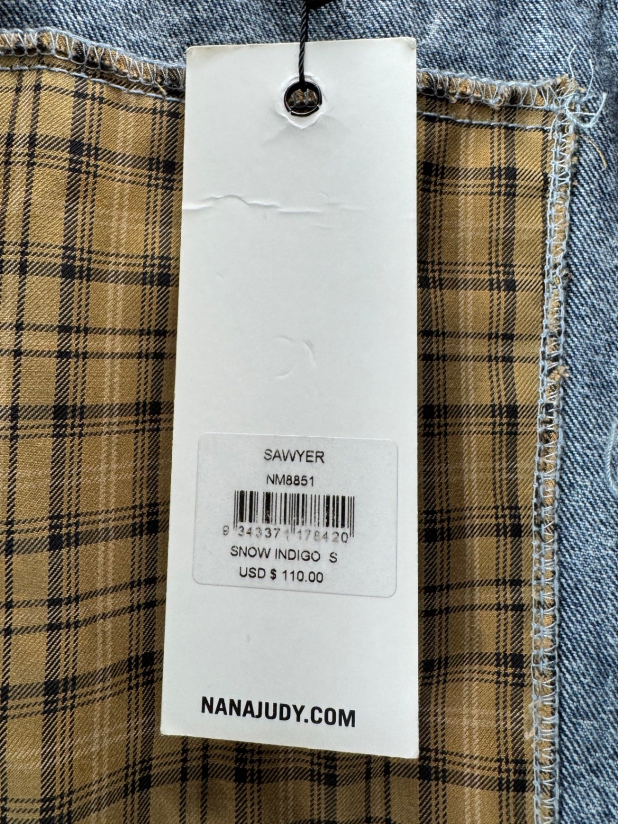 Nana Judy Distressed Denim Jacket