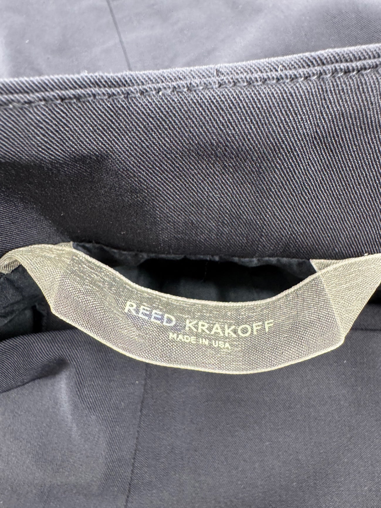Reed Krakoff Navy Wrap Skirt