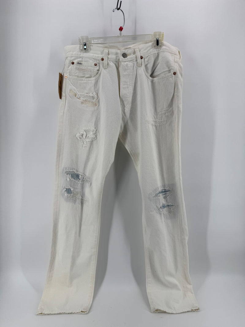 Polo Ralph Lauren White Jeans