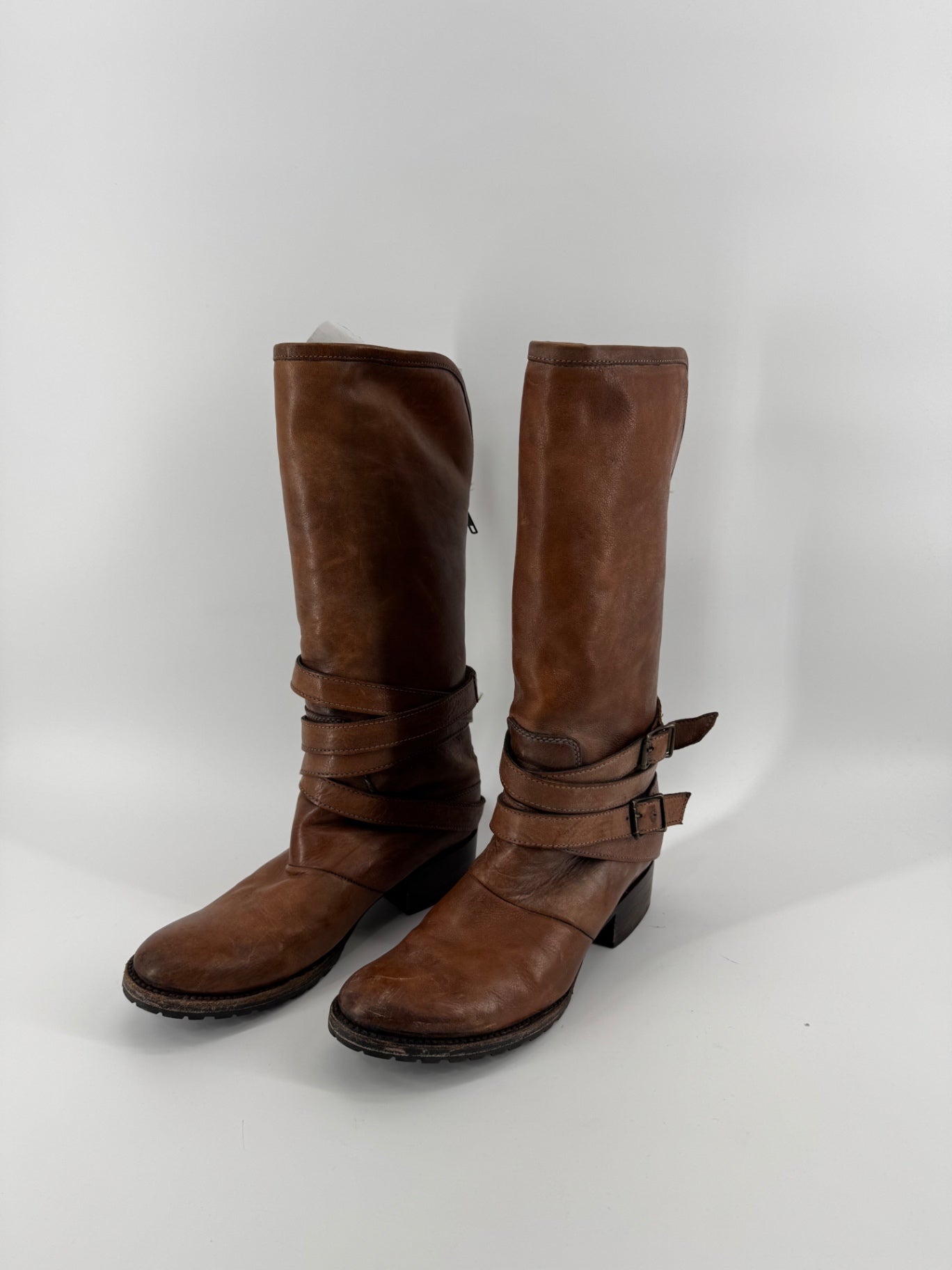 Freebird Brown Leather Boots