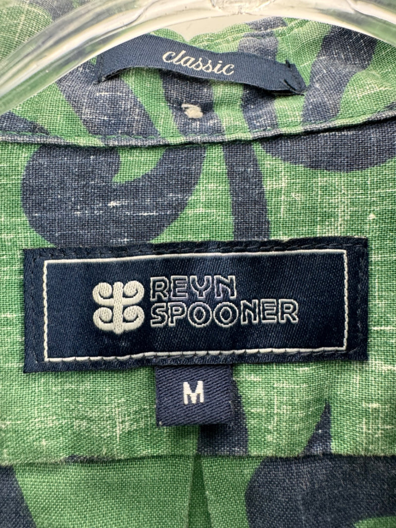 Reyn Spooner Green/Navy Button Up