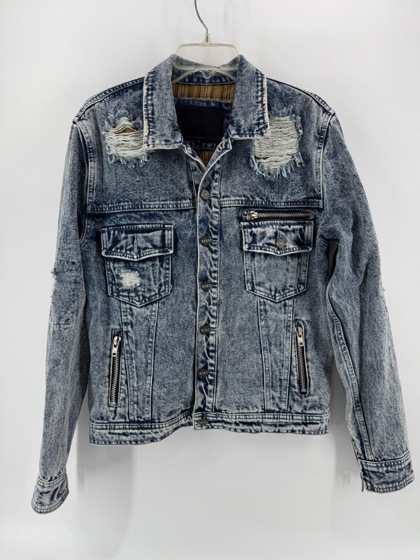 Nana Judy Distressed Denim Jacket