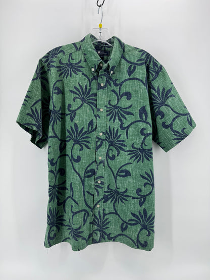 Reyn Spooner Green/Navy Button Up