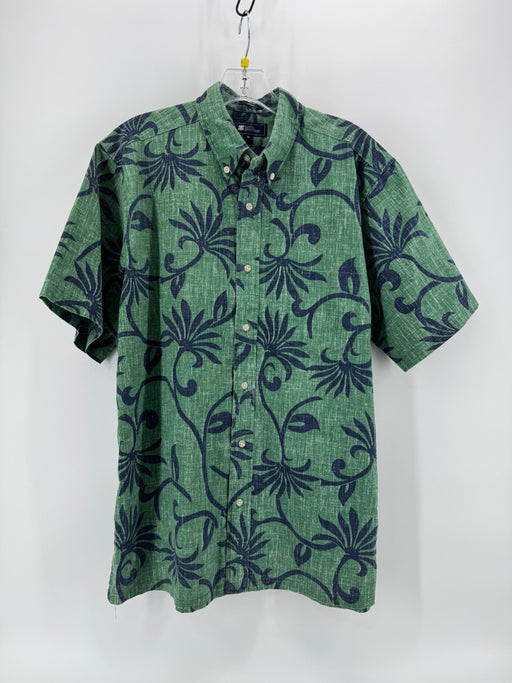 Reyn Spooner Green/Navy Button Up