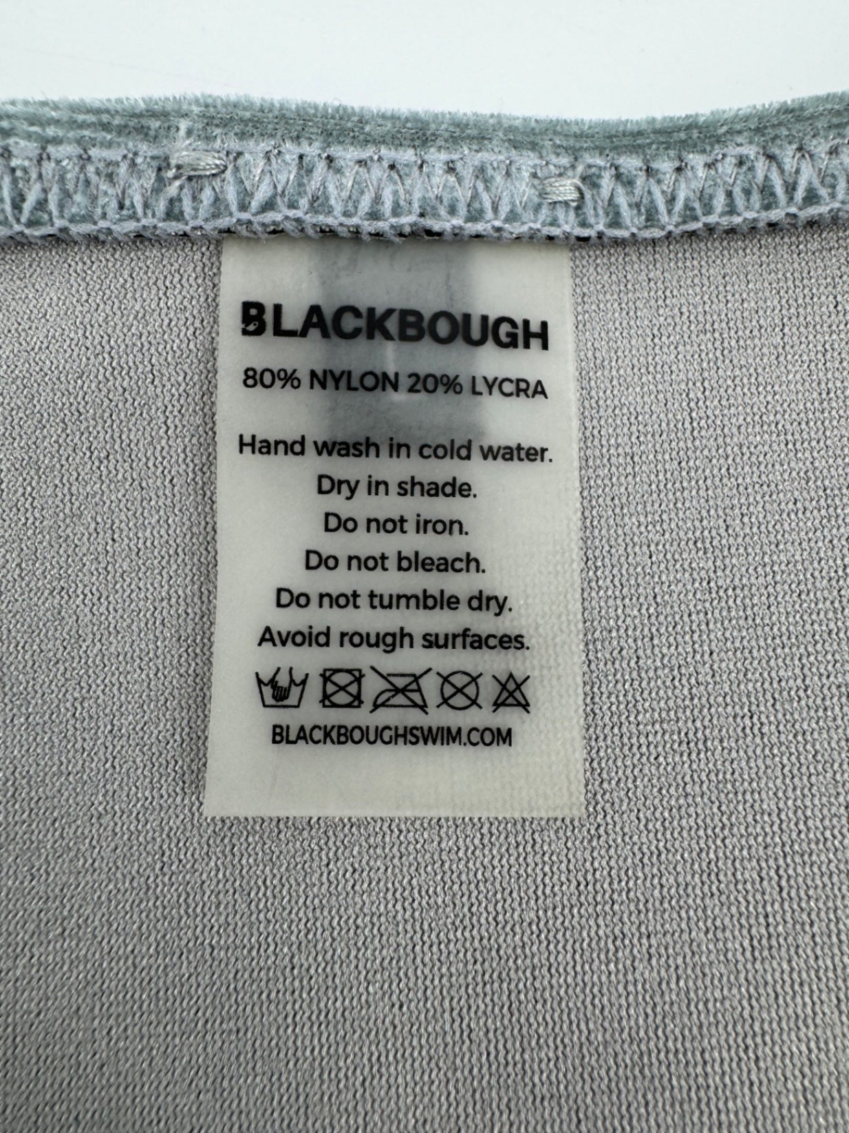 Blackbough Gray Velvet Bikini