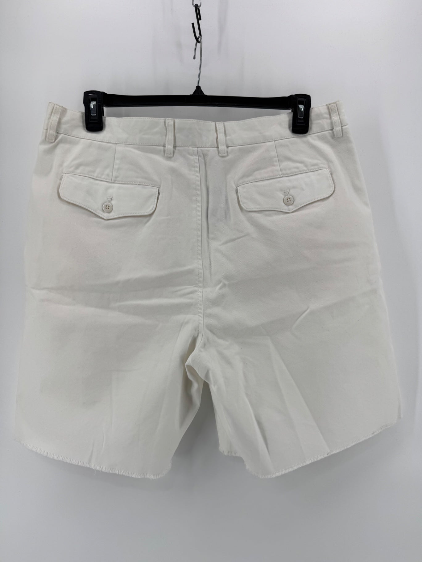 Wallace & Barnes White Cotton Shorts