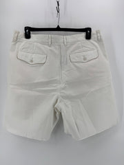 Wallace & Barnes White Cotton Shorts