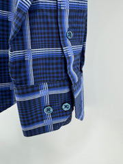 Bugatchi Uomo Blue Cotton Button Up