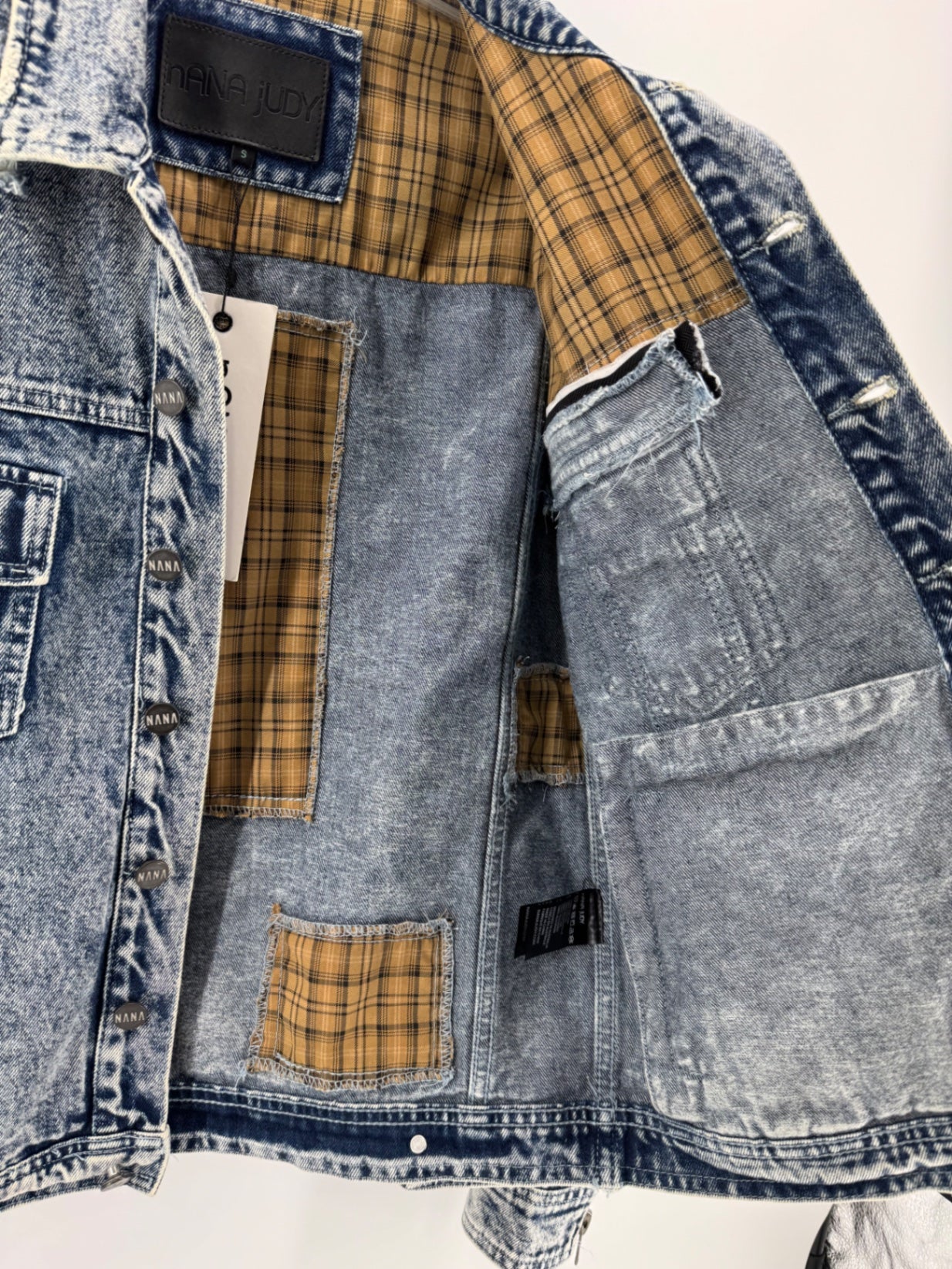 Nana Judy Distressed Denim Jacket