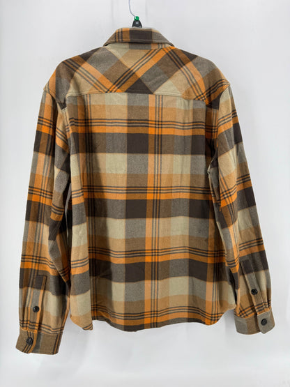 Woolrich Brown/Yellow Plaid Button Up