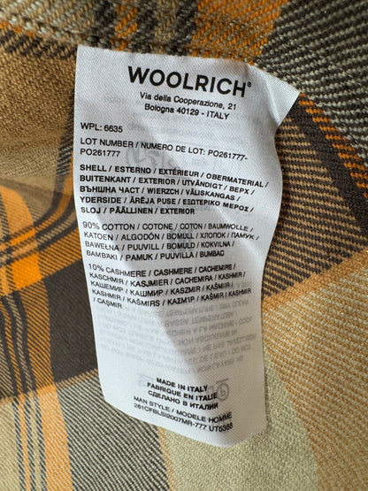Woolrich Brown/Yellow Plaid Button Up
