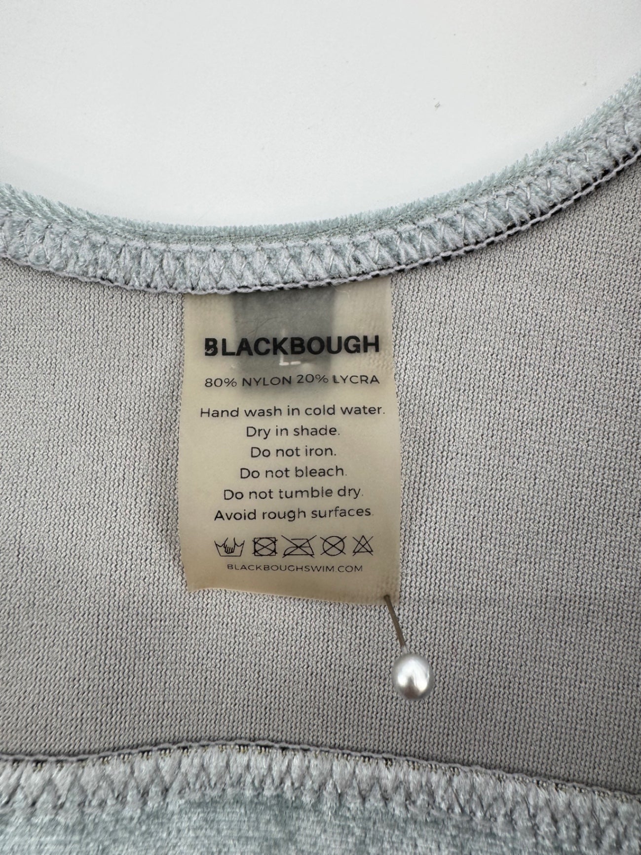 Blackbough Gray Velvet Bikini