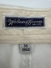 Wallace & Barnes White Cotton Shorts