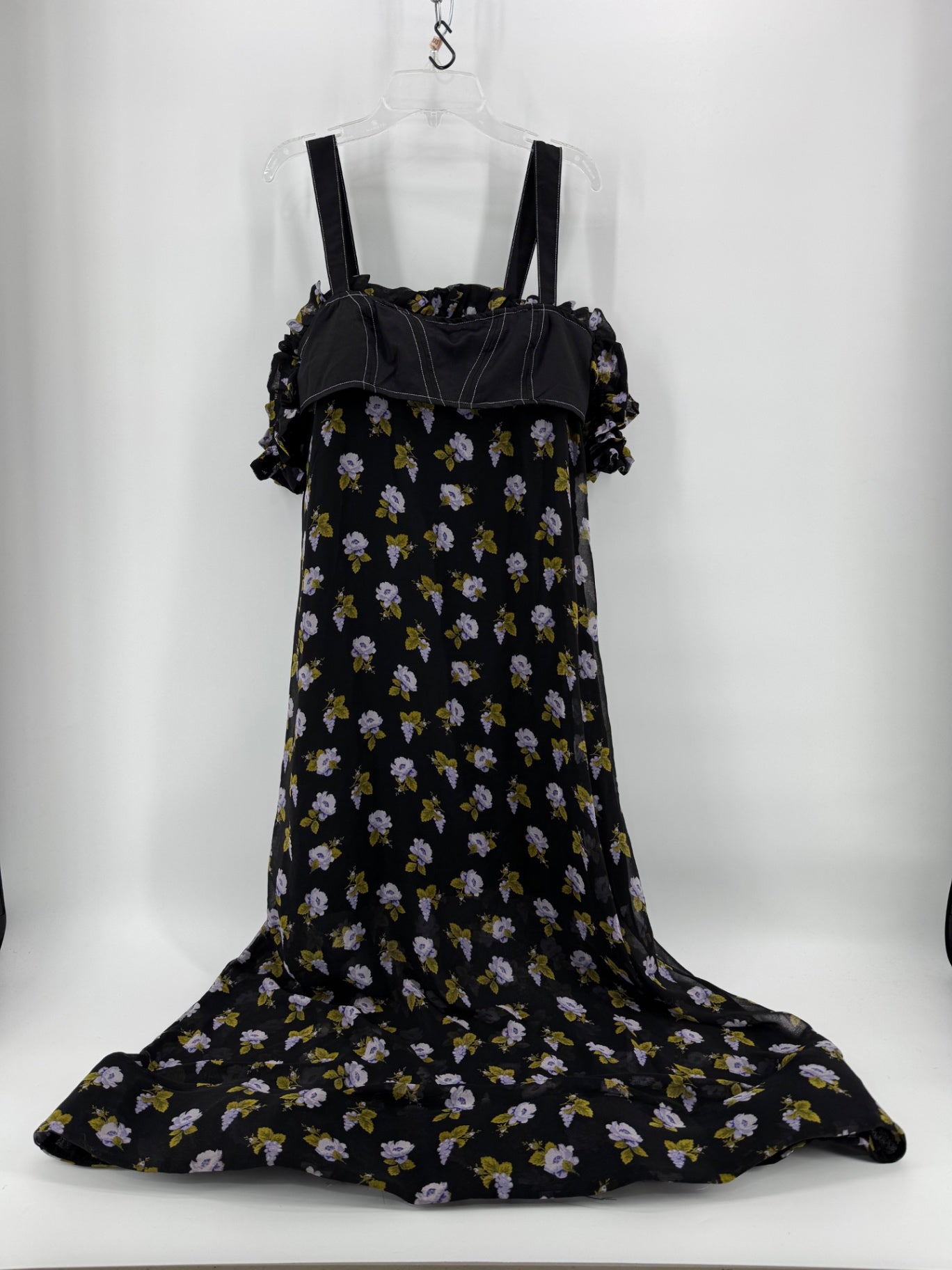 Maeve Black Floral Dress