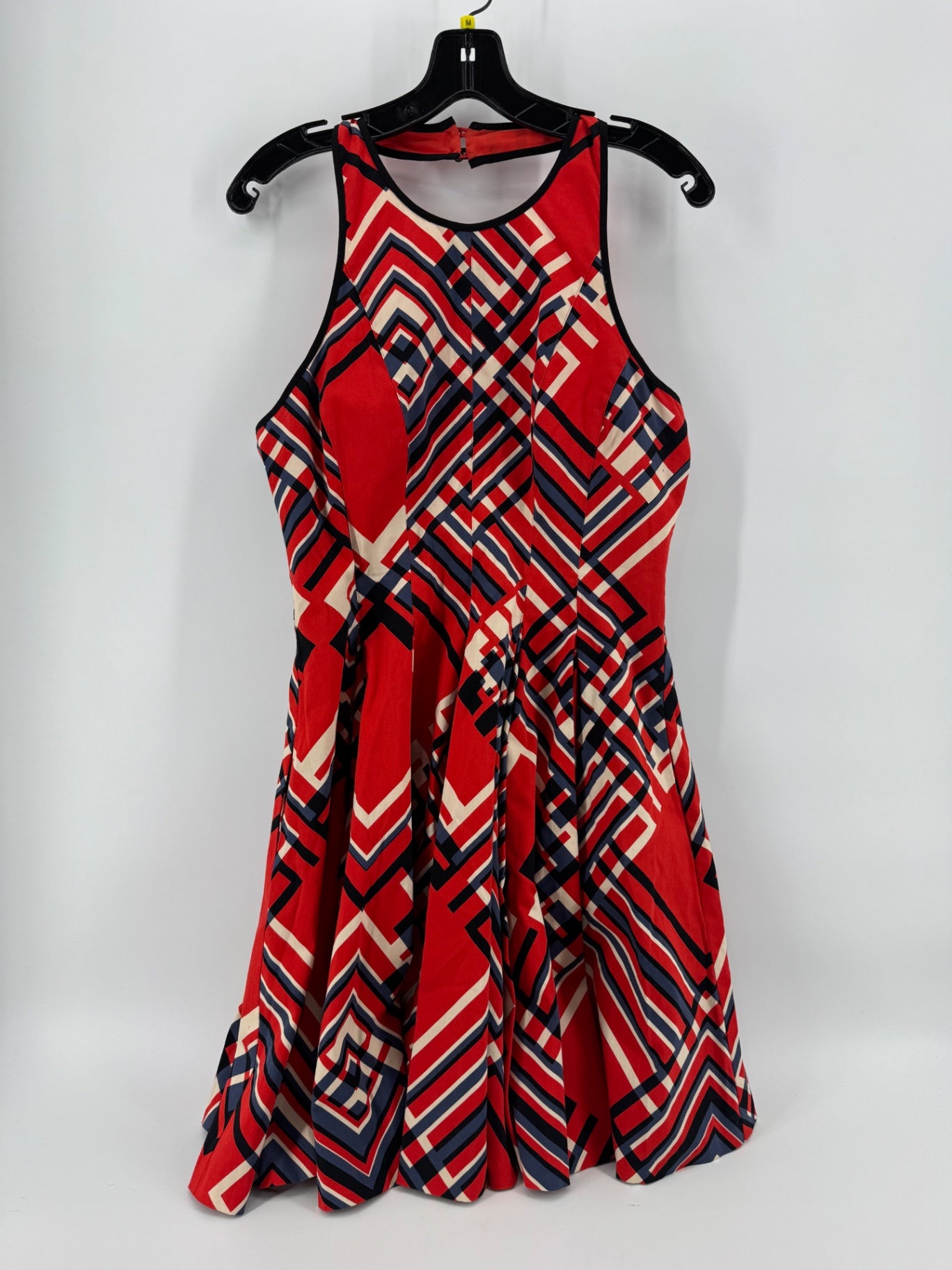 Jessica Simpson Red Striped Halter Dress