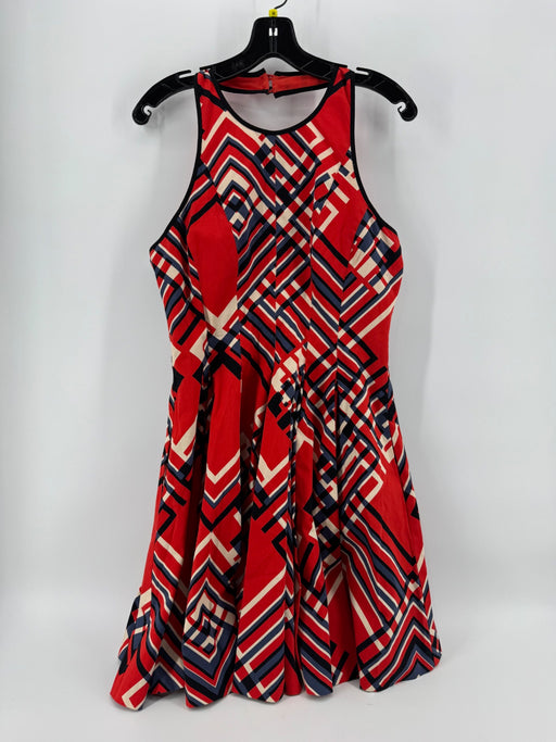 Jessica Simpson Red Striped Halter Dress