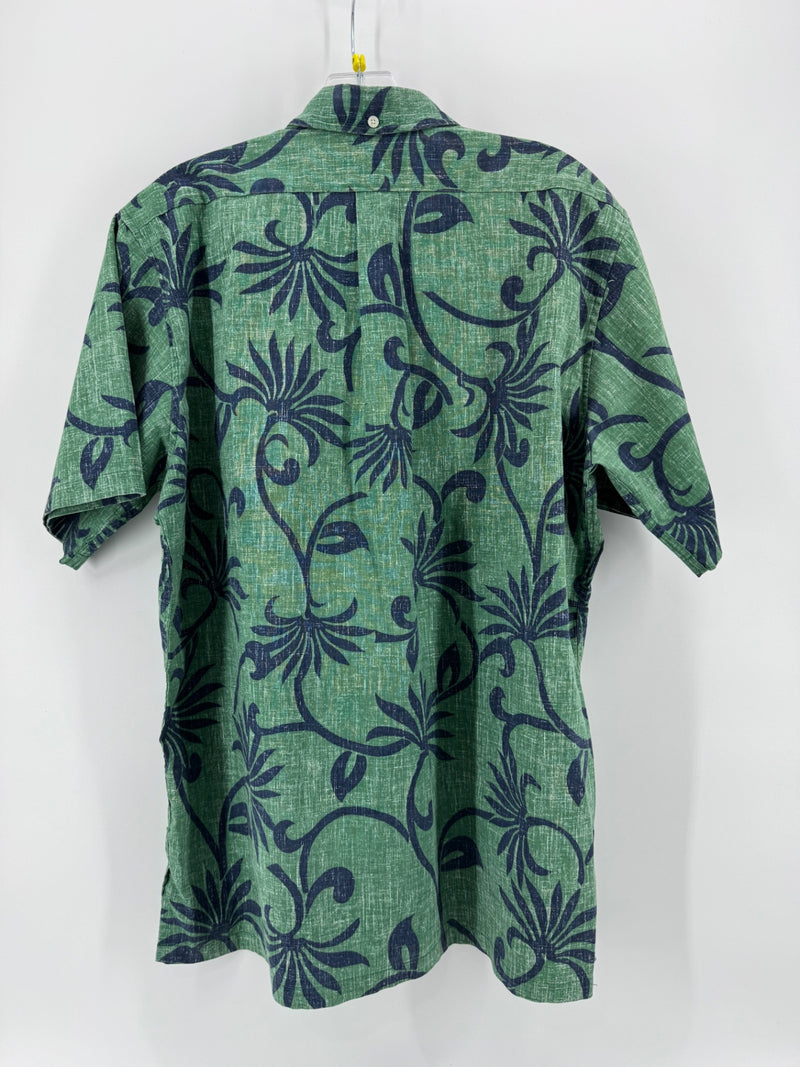 Reyn Spooner Green/Navy Button Up