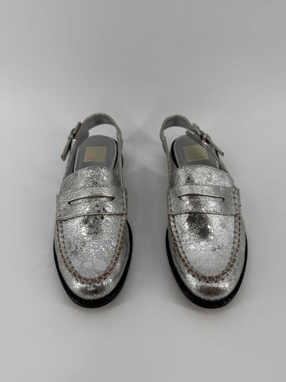 Dolce Vita Silver Slingback Loafers