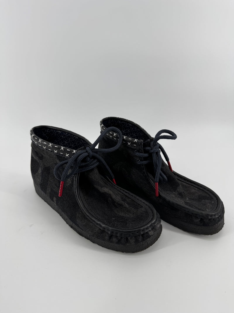 Clarks Black Camo Shoes